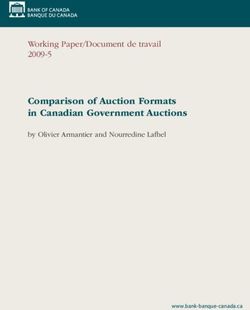 Comparison of Auction Formats in Canadian Government Auctions - Working Paper/Document de travail 2009-5