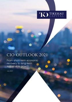 CIO OUTLOOK 2021 From short-term economic recovery to long-term sustainable growth - Alternative Views