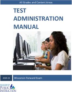 TEST ADMINISTRATION MANUAL - All Grades and Content Areas - Wisconsin Department of Public ...