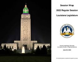 Session Wrap 2022 Regular Session Louisiana Legislature - June 28, 2022 House Legislative Services