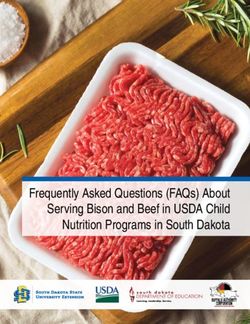 Frequently Asked Questions (FAQs) About Serving Bison and Beef in USDA Child Nutrition Programs in South Dakota - SDSU Extension