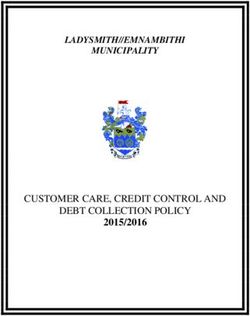 CUSTOMER CARE, CREDIT CONTROL AND DEBT COLLECTION POLICY 2015/2016 - LADYSMITH//EMNAMBITHI