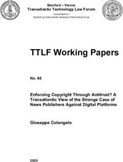 TTLF Working Papers - Stanford Law School