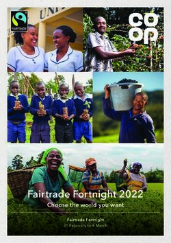 Fairtrade Fortnight 2022 - Choose the world you want Fairtrade Fortnight