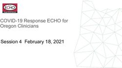 COVID-19 Response ECHO for Oregon Clinicians Session 4 February 18, 2021