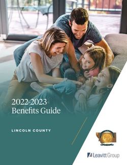 2022-2023 Benefits Guide - LINCOLN COUNTY - Lincoln County Montana