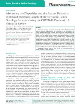 Addressing the Disparities and the Factors Related to Prolonged Inpatient Length of Stay for Solid Tumor Oncology Patients during the COVID-19 ...