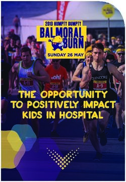 The opportunity to positively impact kids in hospital - Humpty Dumpty ...