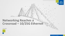 Networking Reaches a Crossroad - 10/25G Ethernet - July 2018 - Mellanox Technologies