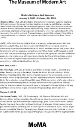 Modern Matinees: Jack Lemmon January 1, 2020 - February 28, 2020