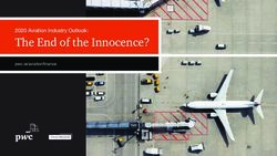 The End of the Innocence? - 2020 Aviation Industry Outlook: pwc.ie/aviationfinance
