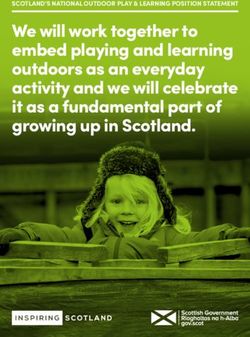 We will work together to embed playing and learning outdoors as an everyday activity and we will celebrate it as a fundamental part of growing up ...
