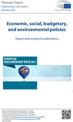 Economic, social, budgetary, and environmental policies
