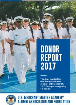 DONOR REPORT 2017 - U.S. MERCHANT MARINE ACADEMY ALUMNI ASSOCIATION AND FOUNDATION - USMMA Alumni Association and ...