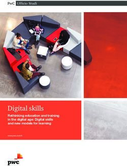DIGITAL SKILLS RETHINKING EDUCATION AND TRAINING IN THE DIGITAL AGE: DIGITAL SKILLS AND NEW MODELS FOR LEARNING - PWC