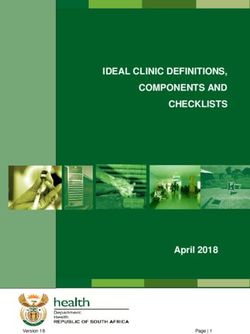 IDEAL CLINIC DEFINITIONS, COMPONENTS AND CHECKLISTS - April 2018 333 - Version 18 - version 18_11 June 2018x
