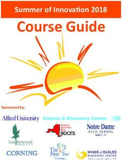 Course Guide Summer of Innovation 2018 - Sponsored by
