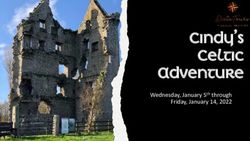 Cindy's Celtic Adventure - Wednesday, January 5th through Friday, January 14, 2022 - DictaTours