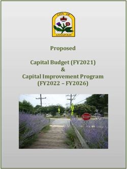 Proposed Capital Budget (FY2021) & Capital Improvement Program - (FY2022 - FY2026)
