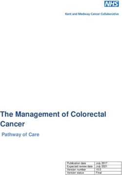 The Management of Colorectal Cancer - Pathway of Care - Kent and Medway ...