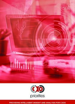 PROVIDING INTELLIGENT INSIGHT AND ANALYSIS FOR CXOS - Lynchpin Media