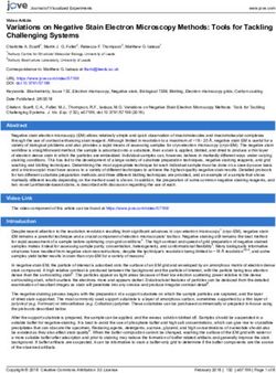 Variations on Negative Stain Electron Microscopy Methods: Tools for Tackling Challenging Systems