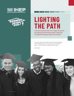 LIGHTING THE PATH - Institute for Higher Education Policy