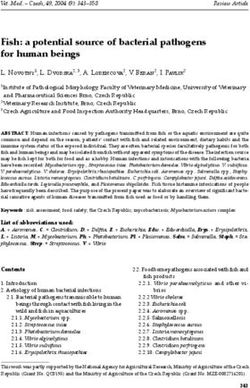 Fish: a potential source of bacterial pathogens for human beings