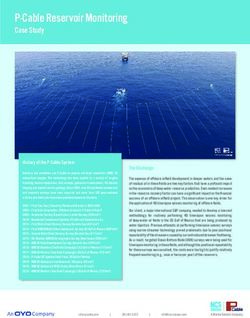 P-Cable Reservoir Monitoring - Case Study - NCS-SubSea