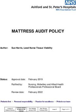 MATTRESS AUDIT POLICY - ashfordstpeters.info