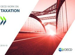 TAXATION OECD WORK ON 2018-19 - OECD.org