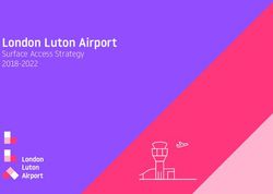 London Luton Airport Surface Access Strategy 2018-2022