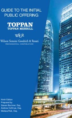 GUIDE TO THE INITIAL PUBLIC OFFERING - Ninth Edition Prepared by: Steven Bochner, Esq. Andrew Hoffman, Esq. Melissa Rick, Esq - HubSpot