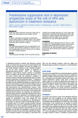 Prednisolone suppression test in depression: prospective study of the role of HPA axis dysfunction in treatment resistance