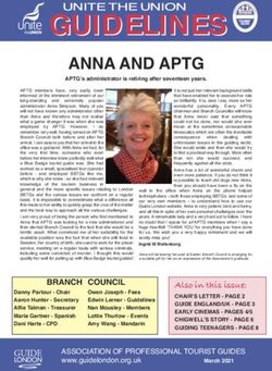 ANNA AND APTG - Guide London