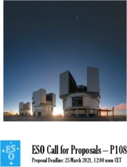 ESO Call for Proposals - P108 - Proposal Deadline: 25 March 2021, 12:00 noon CET - European Southern ...