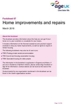 Home improvements and repairs - Factsheet 67 - Age UK