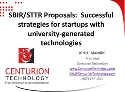 SBIR/STTR Proposals: Successful strategies for startups with university generated technologies - Kirk J. Macolini