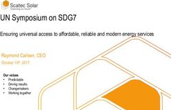 UN Symposium on SDG7 Ensuring universal access to affordable, reliable and modern energy services