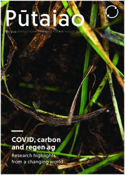 Pūtaiao - COVID, carbon and regen ag Research highlights from a changing world