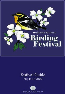 Festival Guide May 14-17, 2020 - Indiana Audubon Society