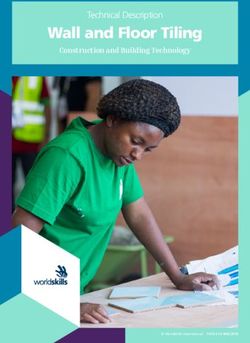 Wall and Floor Tiling - Technical Description Construction and Building Technology - WorldSkills India