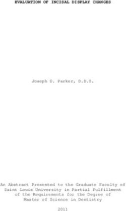 EVALUATION OF INCISAL DISPLAY CHANGES - Joseph D. Parker, D.D.S - An Abstract Presented to the Graduate Faculty of Saint Louis University in ...