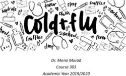 Dr. Mona Murad Course 303 Academic Year 2019/2020
