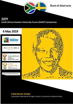 SYMPOSIUM THEME: Sustainable urbanization through research, innovations and partnerships - Nelson ...