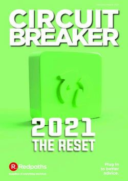 Plug in to better - February-March 2021 - Redpaths