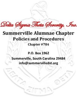 Delta Sigma Theta Sorority, Inc - Summerville Alumnae Chapter Policies and Procedures