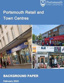 Portsmouth Retail and Town Centres I Background Paper I Feb 2019 Page 1 of 93 - Portsmouth City Council