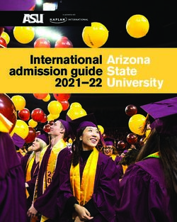 International admission guide 2021-22