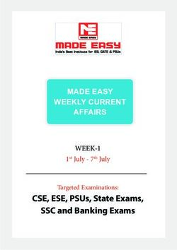 MADE EASY WEEKLY CURRENT AFFAIRS - CSE, ESE, PSUs, State Exams, SSC and Banking Exams